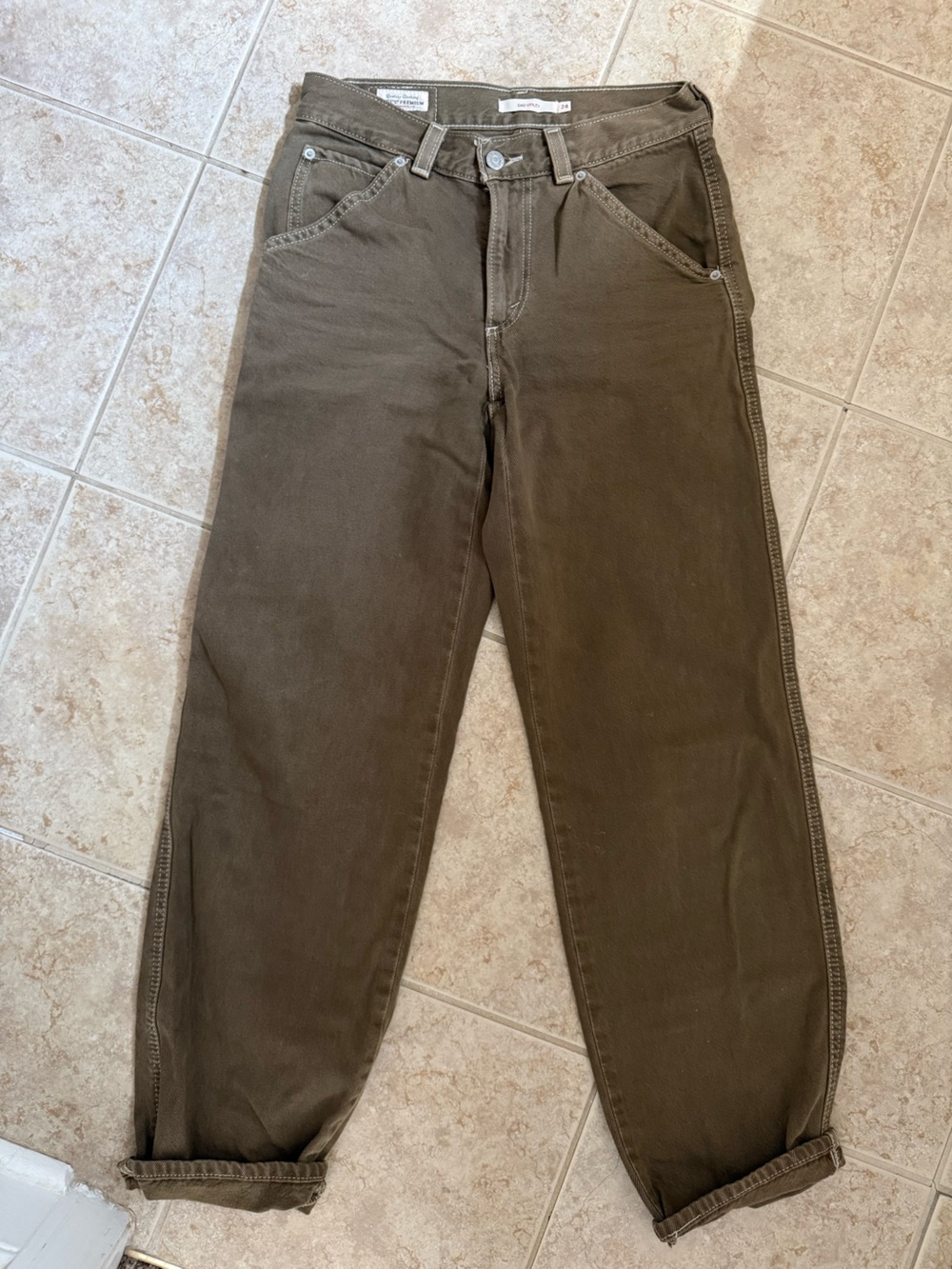 Levi's Dad Utility Women's Pants in Brown